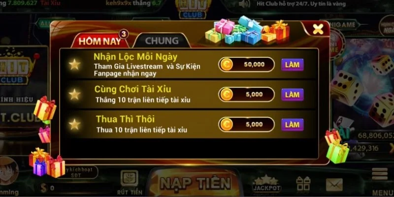 Ch??ng trình khuy?n mãi h?p d?n t?i Hitclub - Cá C??c Online