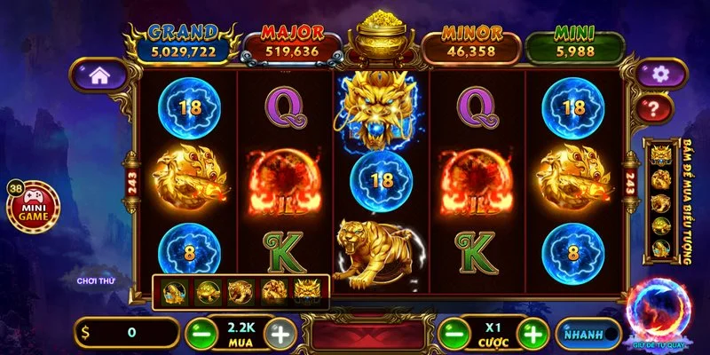 Kho Báu Tứ Linh là trò chơi ăn khách hàng đầu tại sảnh slot game